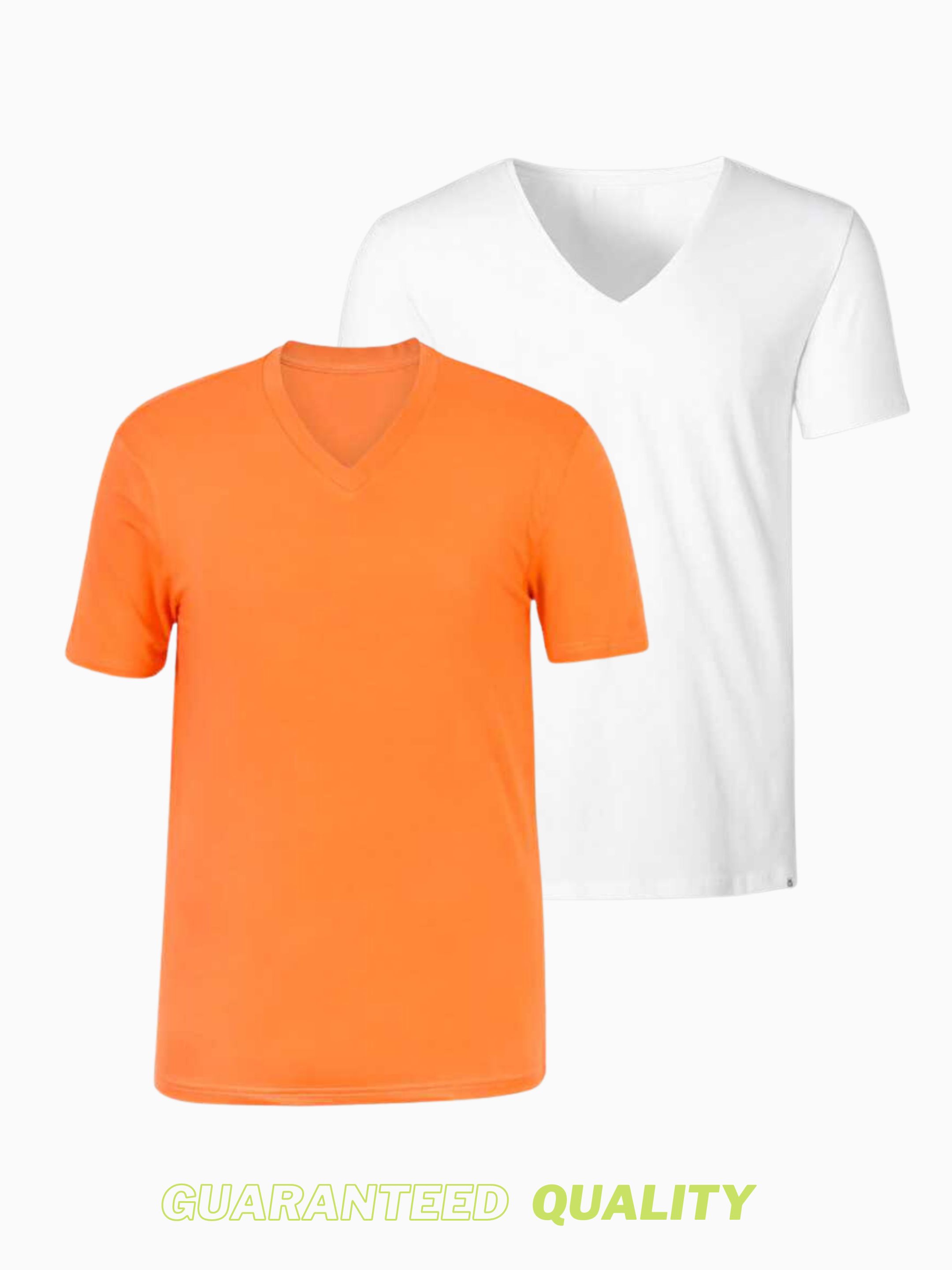3EEEZ Studio V-Neck Cotton Tee - Jet Black